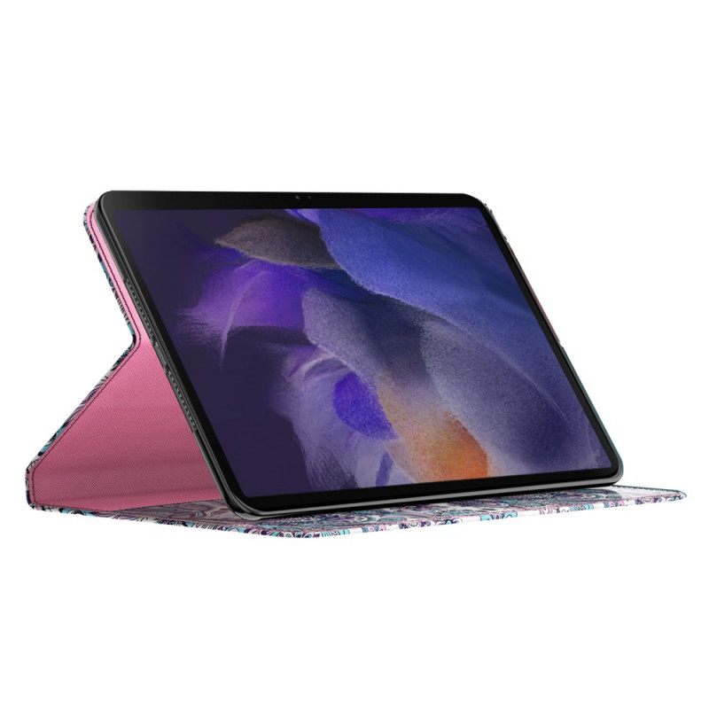 Θήκη Flip Samsung Galaxy Tab A8 Μοτίβο Paisley