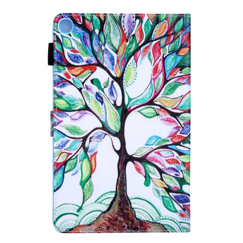 Θήκη Flip Samsung Galaxy Tab A8 Πολύχρωμο Δέντρο