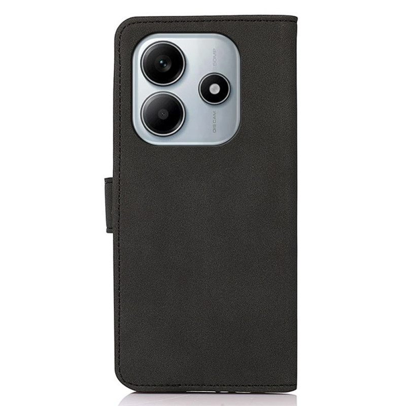 Δερματινη Θηκη Xiaomi Redmi Note 14 5g Ανάγλυφο Εφέ Khazneh Σιλικόνης