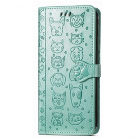 Δερματινη Θηκη Xiaomi Redmi Note 14 5g Κινούμενα Ζώα