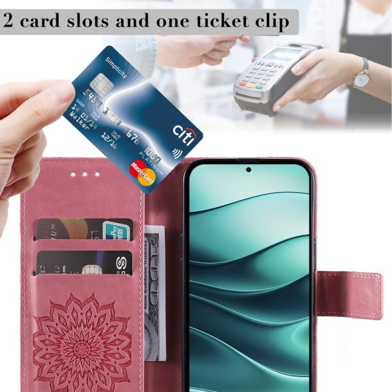 Δερματινη Θηκη Xiaomi Redmi Note 14 5g Μάνταλα Σιλικόνης