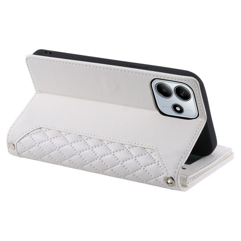 Δερματινη Θηκη Xiaomi Redmi Note 14 5g Πορτοφόλι Καπιτονέ