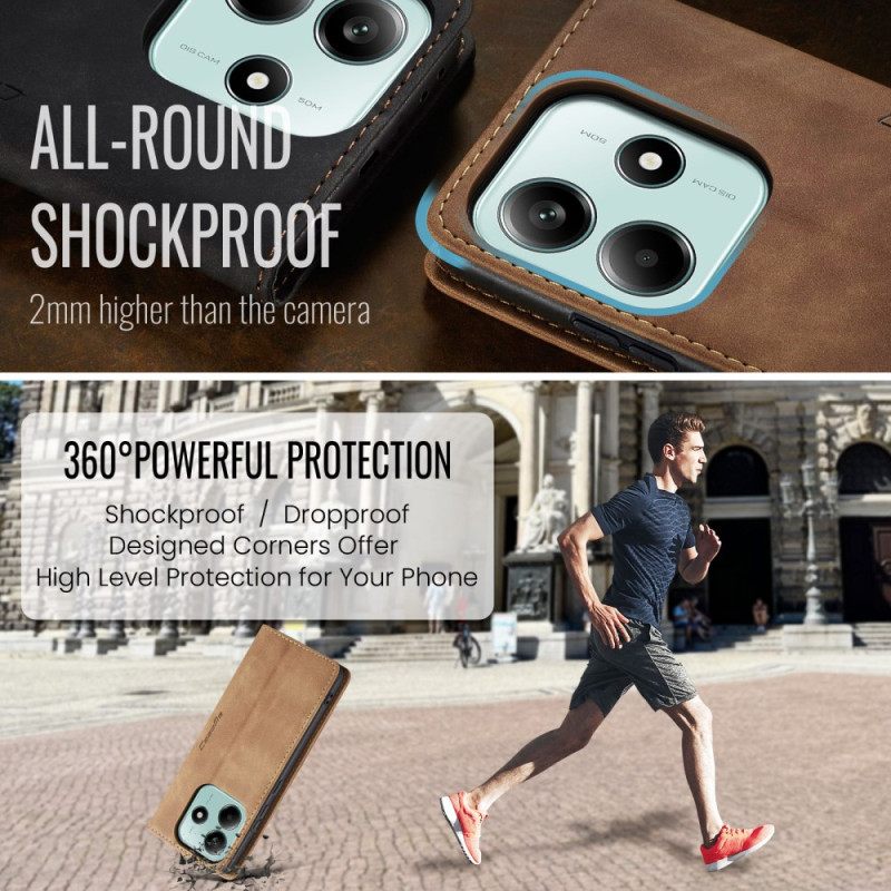 Δερματινη Θηκη Xiaomi Redmi Note 14 5g Θήκες Κινητών Caseme Δερμάτινο Εφέ