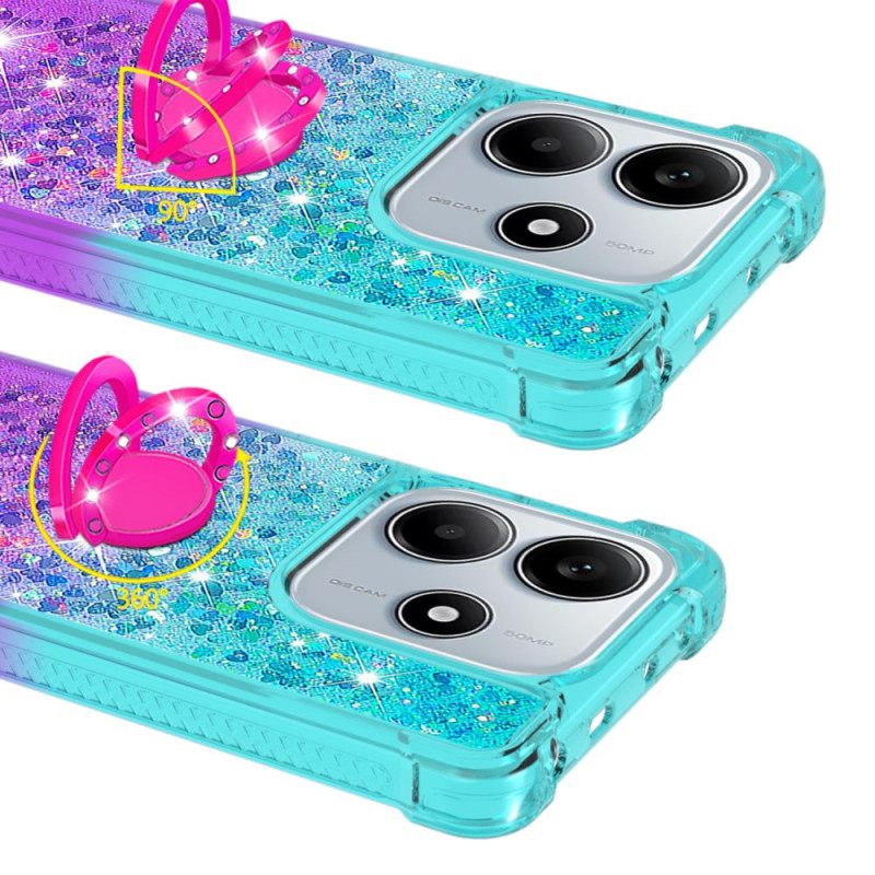 Κάλυμμα Xiaomi Redmi Note 14 5g Γκλίτερ Με Διαβάθμιση Και Θήκη