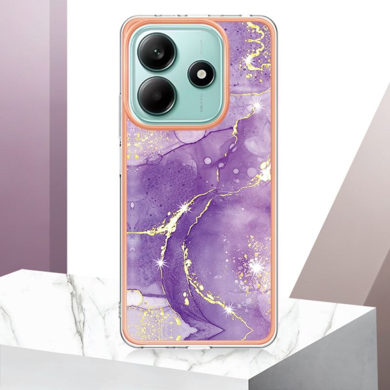 Κάλυμμα Xiaomi Redmi Note 14 5g Σχέδιο Με Μάρμαρο Σιλικόνης