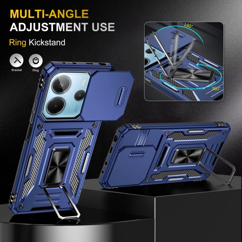 Κάλυμμα Xiaomi Redmi Note 14 5g Θήκες Κινητών Εξαιρετικά Ανθεκτικό Με Βάση Και Προστατευτικό Φακού