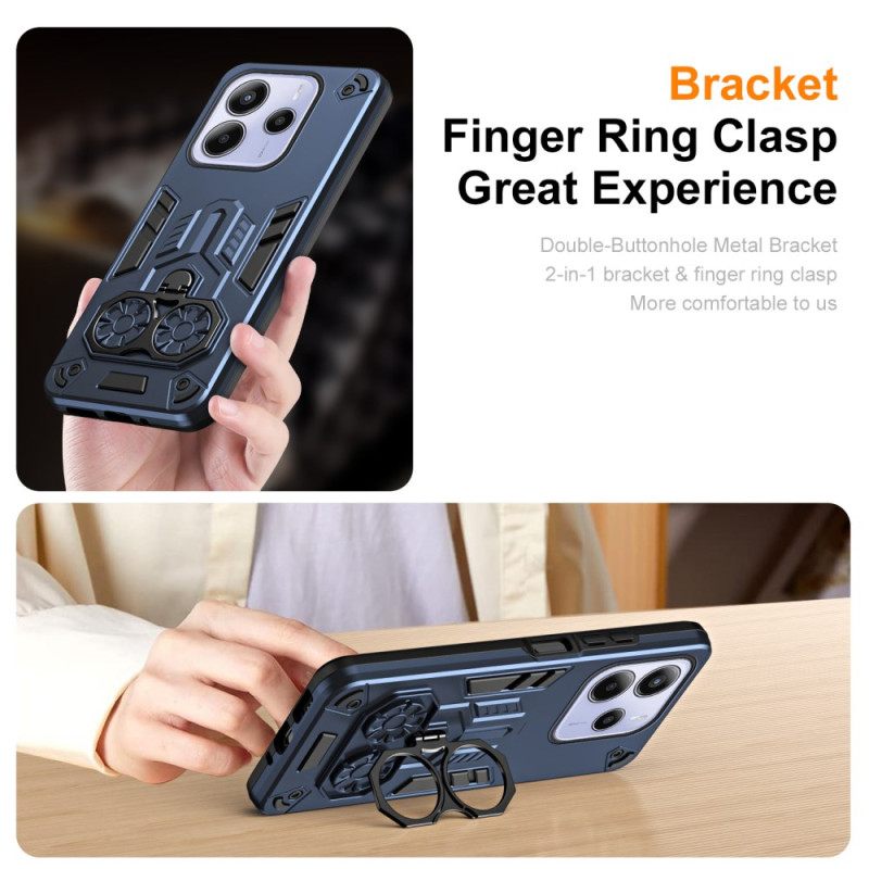 Κάλυμμα Xiaomi Redmi Note 14 5g Θήκες Κινητών Θήκη Δαχτυλιδιών Με Εφέ Μετάλλου