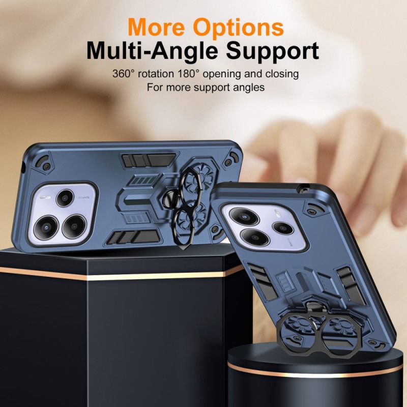 Κάλυμμα Xiaomi Redmi Note 14 5g Θήκες Κινητών Θήκη Δαχτυλιδιών Με Εφέ Μετάλλου