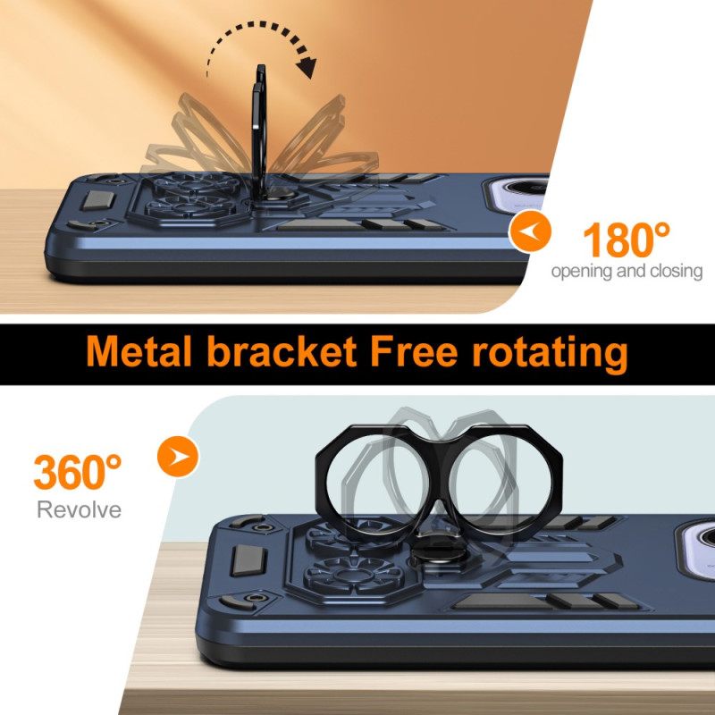 Κάλυμμα Xiaomi Redmi Note 14 5g Θήκες Κινητών Θήκη Δαχτυλιδιών Με Εφέ Μετάλλου