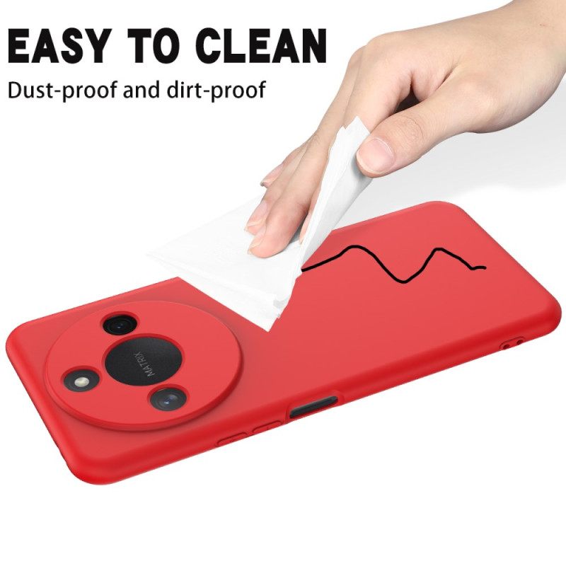 Κάλυμμα Xiaomi Redmi Note 14 5g Υγρή Σιλικόνη Με Κορδόνι Σιλικόνης