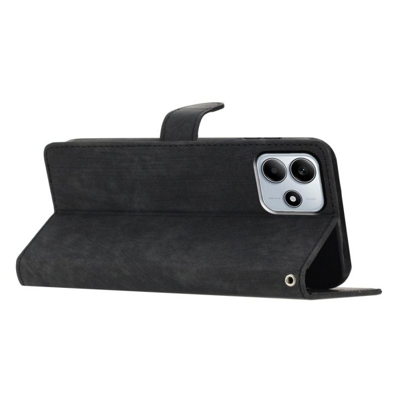 Θηκη Κινητου Xiaomi Redmi Note 14 5g Εφέ Σουέτ Με Λουρί