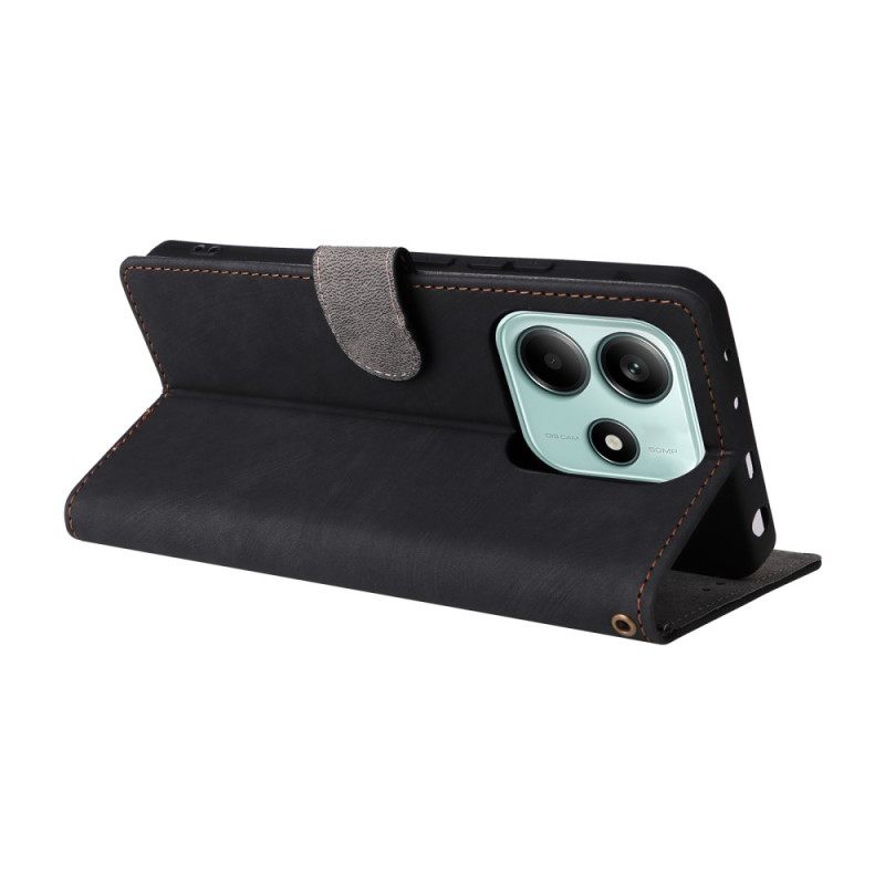 Θηκη Κινητου Xiaomi Redmi Note 14 5g Προστασία Rfid Με Εφέ Σουέτ