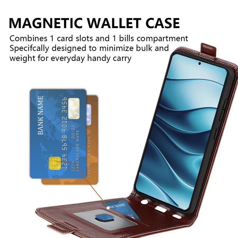 Θηκη Κινητου Xiaomi Redmi Note 14 5g Θήκες Κινητών Κάθετο Κούμπωμα Και Κάρτα Υποδοχή