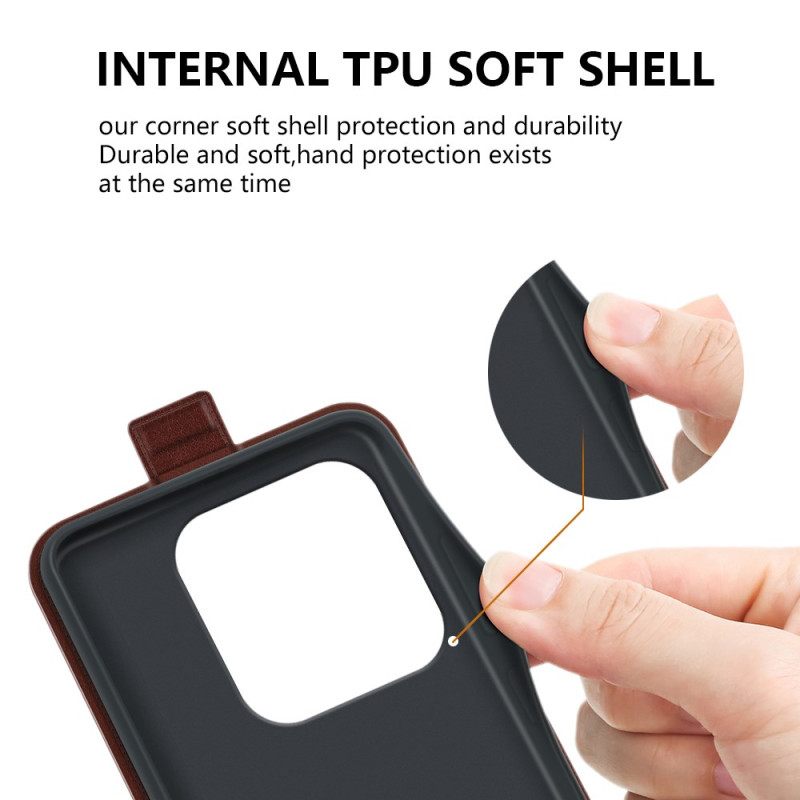 Θηκη Κινητου Xiaomi Redmi Note 14 5g Θήκες Κινητών Κάθετο Κούμπωμα Και Κάρτα Υποδοχή