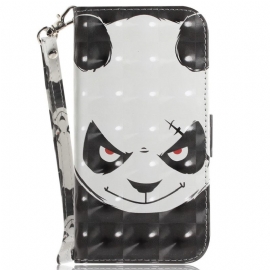 Κάλυμμα OnePlus Nord 2T 5G με κορδονι Angry Panda Με Λουράκι