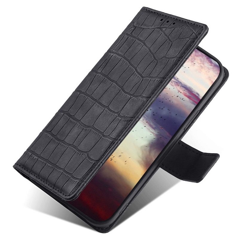 Κάλυμμα OnePlus Nord 2T 5G Στυλ Δέρματος Κροκόδειλου
