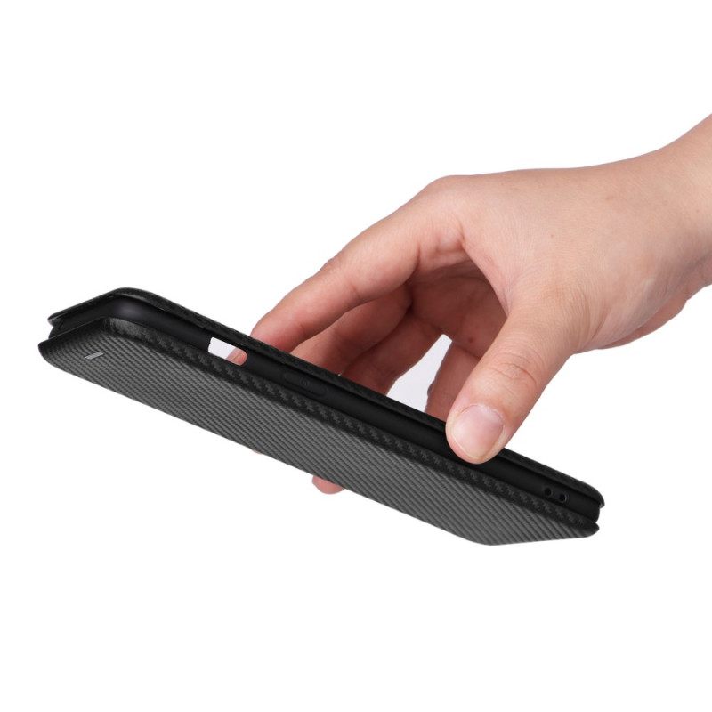 θηκη κινητου OnePlus Nord 2T 5G Θήκη Flip Δαχτυλίδι Από Ανθρακόνημα
