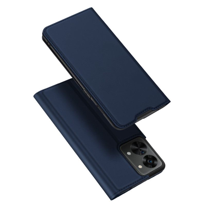 θηκη κινητου OnePlus Nord 2T 5G Θήκη Flip Skin Pro Dux Ducis