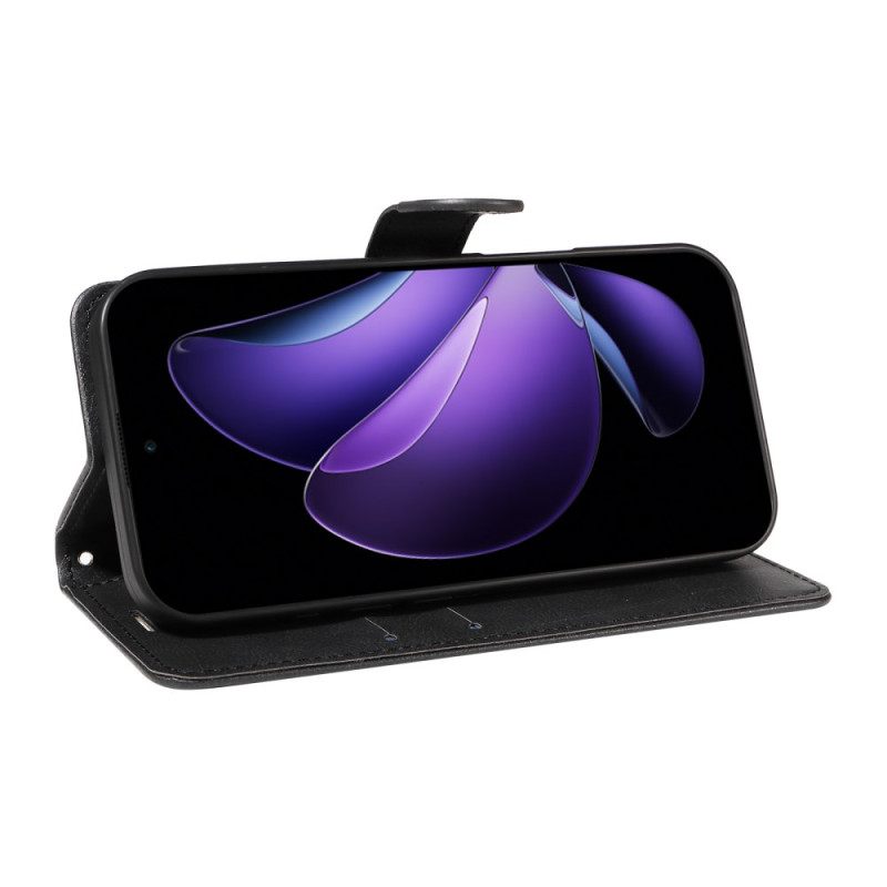 Δερματινη Θηκη Oppo Reno 13f 4g / 5g / 13 Fs 5g Απλό Δέρμα Με Τεχνητό Δέρμα