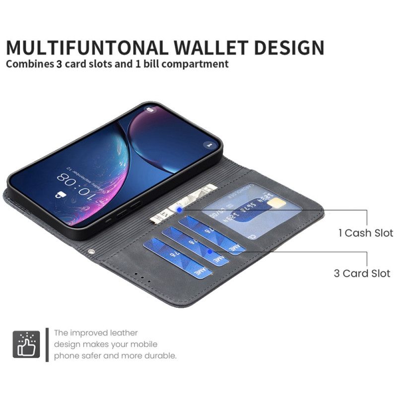 Δερματινη Θηκη Oppo Reno 13f 4g / 5g / 13 Fs 5g Γεωμετρικό Σχέδιο Binfen Color