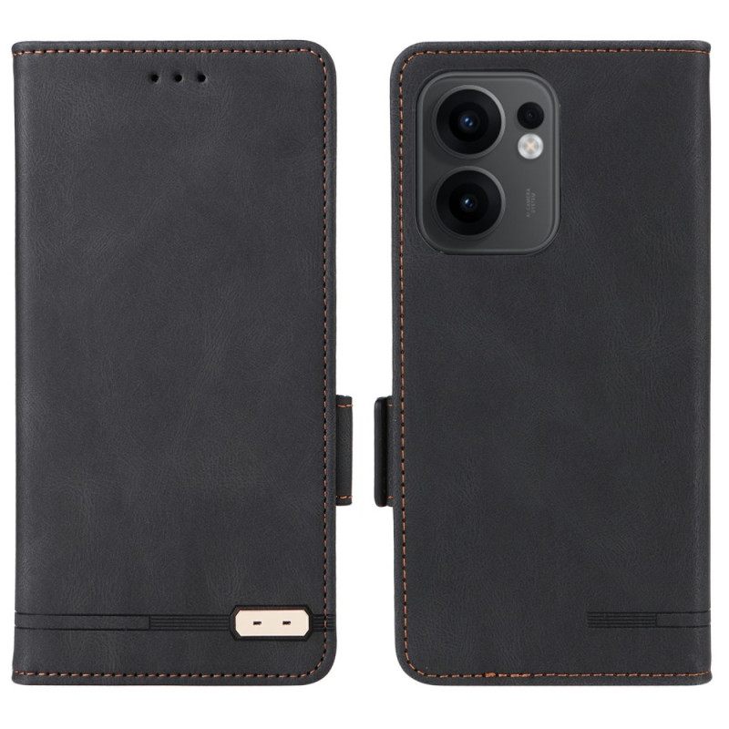 Δερματινη Θηκη Oppo Reno 13f 4g / 5g / 13 Fs 5g Ρετρό Σχέδιο Σιλικόνης