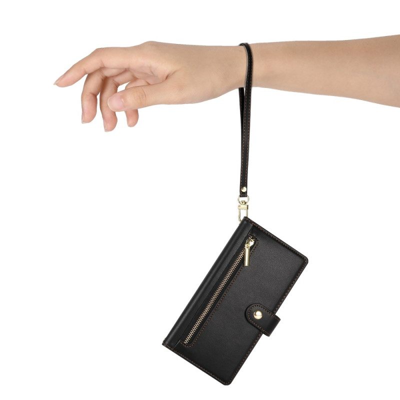 Θηκη Κινητου Oppo Reno 13f 4g / 5g / 13 Fs 5g Πορτοφόλι Και Λουριά