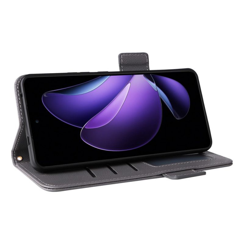 Θηκη Κινητου Oppo Reno 13f 4g / 5g / 13 Fs 5g Θήκες Κινητών Κορδόνι Από Τεχνητό Δέρμα Λίτσι