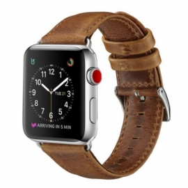 Λουράκι Apple Watch 40/38 Mm Γνήσιο Δέρμα Vintage Στυλ