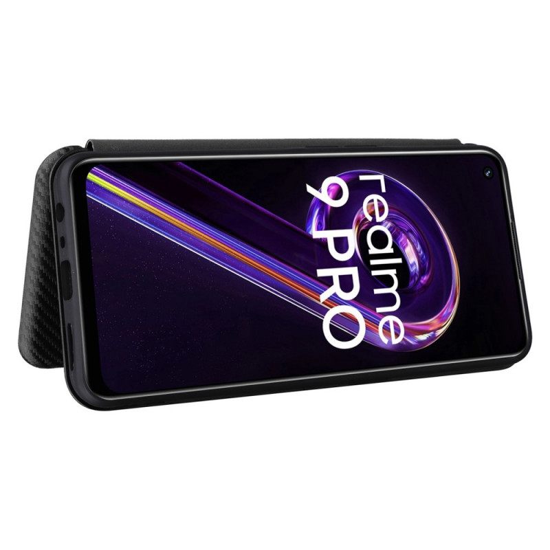 θηκη κινητου OnePlus Nord CE 2 Lite 5G Θήκη Flip Υφή Από Ανθρακόνημα