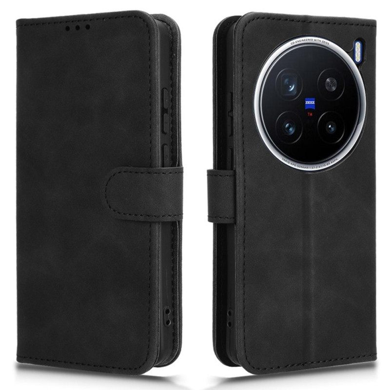 Δερματινη Θηκη Vivo X200 Pro Εφέ Σουέτ Σιλικόνης