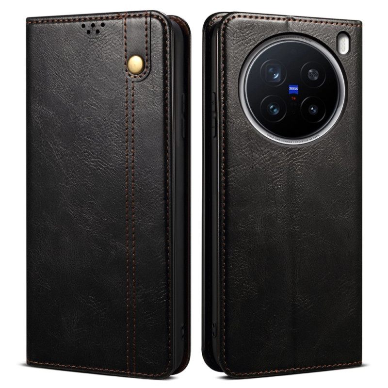 Δερματινη Θηκη Vivo X200 Pro Κερωμένο Τεχνητό Δέρμα