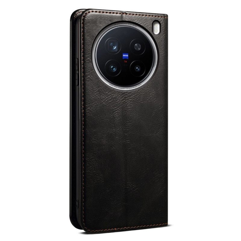 Δερματινη Θηκη Vivo X200 Pro Κερωμένο Τεχνητό Δέρμα