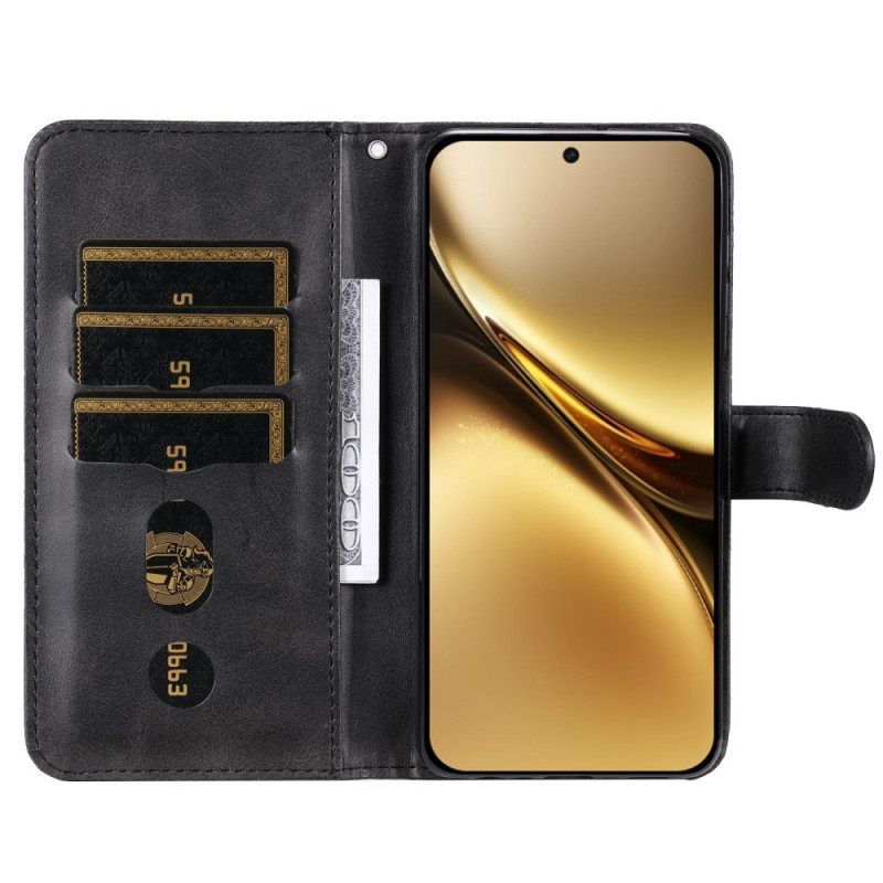 Δερματινη Θηκη Vivo X200 Pro Πορτοφόλι Με Φερμουάρ Σιλικόνης