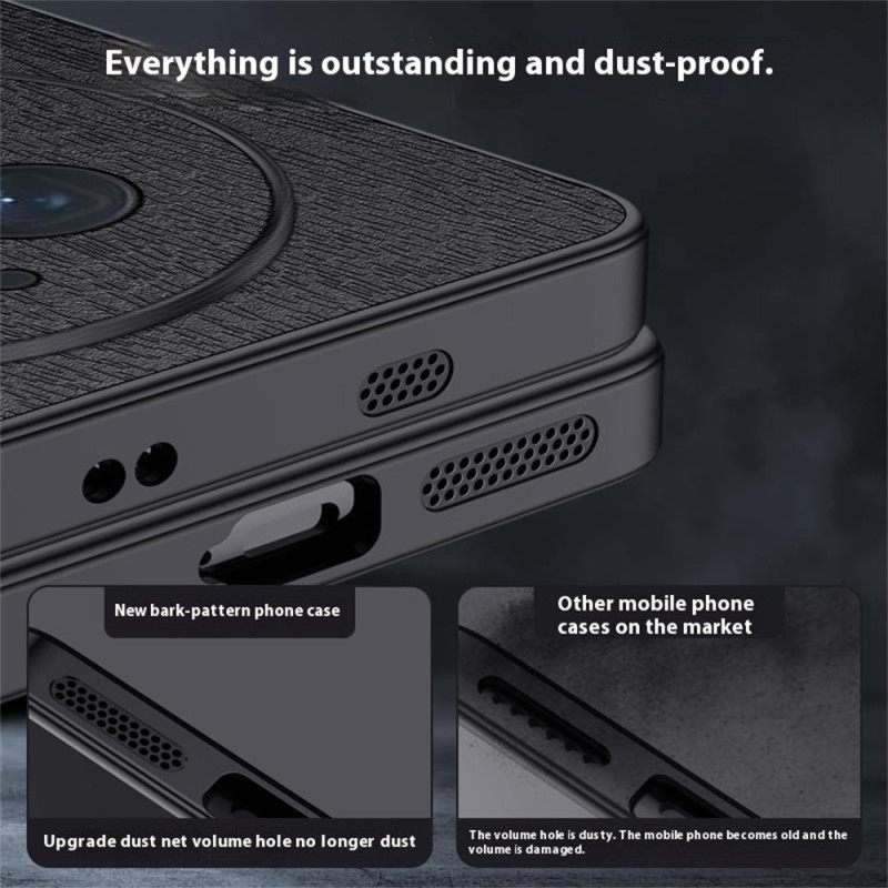 Κάλυμμα Vivo X200 Pro Ξύλινη Υφή Σιλικόνης