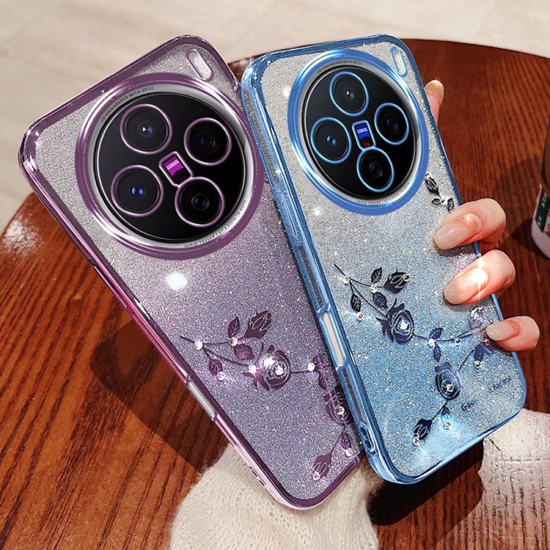 Κάλυμμα Vivo X200 Pro Λουλούδι Και Στρας Kadem