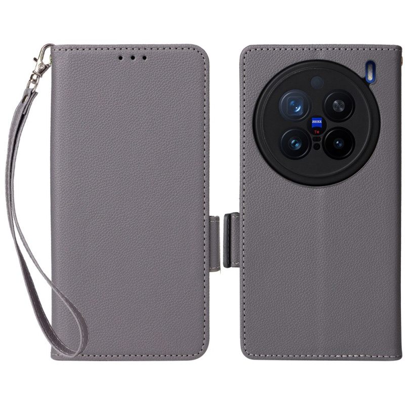 Θηκη Κινητου Vivo X200 Pro Θήκες Κινητών Λουράκι Από Τεχνητό Δέρμα