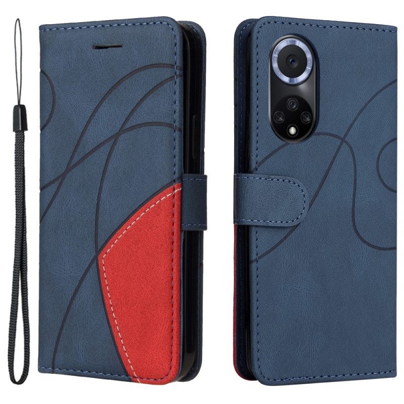 Κάλυμμα Honor 50 Δίχρωμο Signature Faux Leather