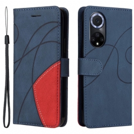 Κάλυμμα Honor 50 Δίχρωμο Signature Faux Leather