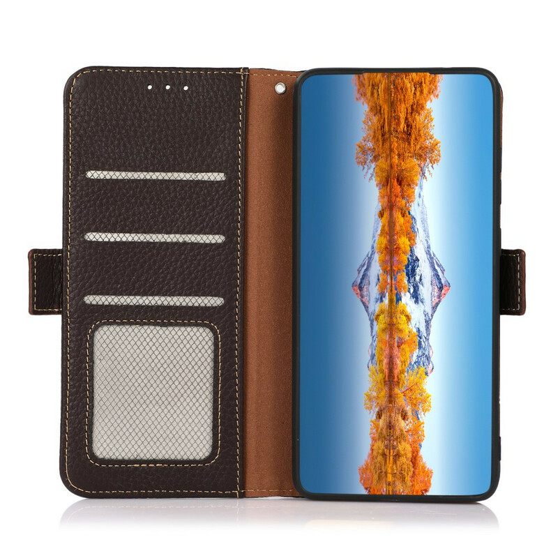 Κάλυμμα Xiaomi Redmi Note 10 5G / Poco M3 Pro 5G Rfid Lychee Leather