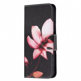 Κάλυμμα Xiaomi Redmi Note 10 5G / Poco M3 Pro 5G Ροζ Λουλούδι