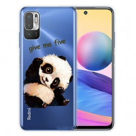 Θήκη Xiaomi Redmi Note 10 5G / Poco M3 Pro 5G Panda Give Me Five