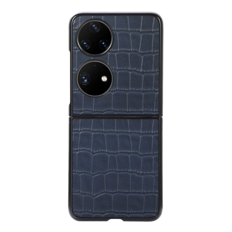 Θήκη Huawei P50 Pocket Γνήσιο Δέρμα Κροκόδειλου