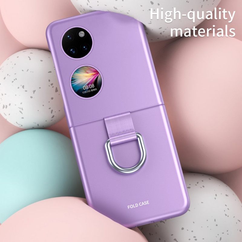 Θήκη Huawei P50 Pocket Skin-touch Με Δαχτυλίδι