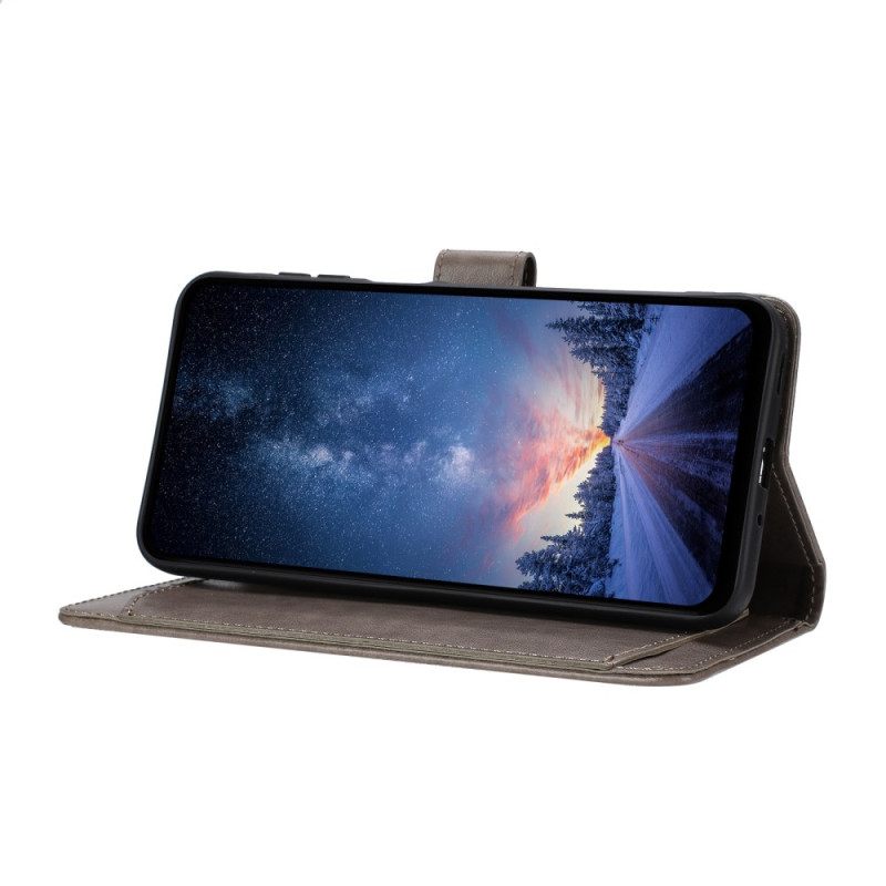 Δερματινη Θηκη Poco C85 8 Θέσεις Κάρτας Σιλικόνης