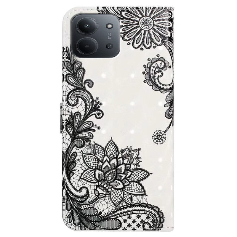 Δερματινη Θηκη Poco C85 Δαντέλα