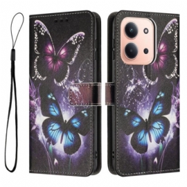 Δερματινη Θηκη Poco C85 Δύο Πεταλούδες