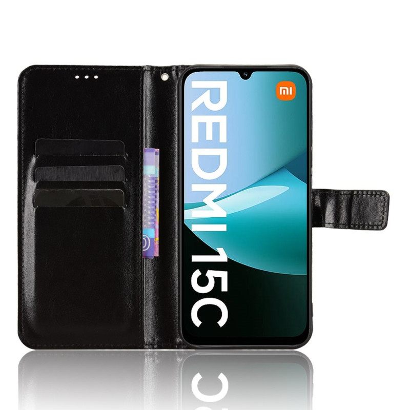 Δερματινη Θηκη Poco C85 Φανταχτερό Τεχνητό Δέρμα