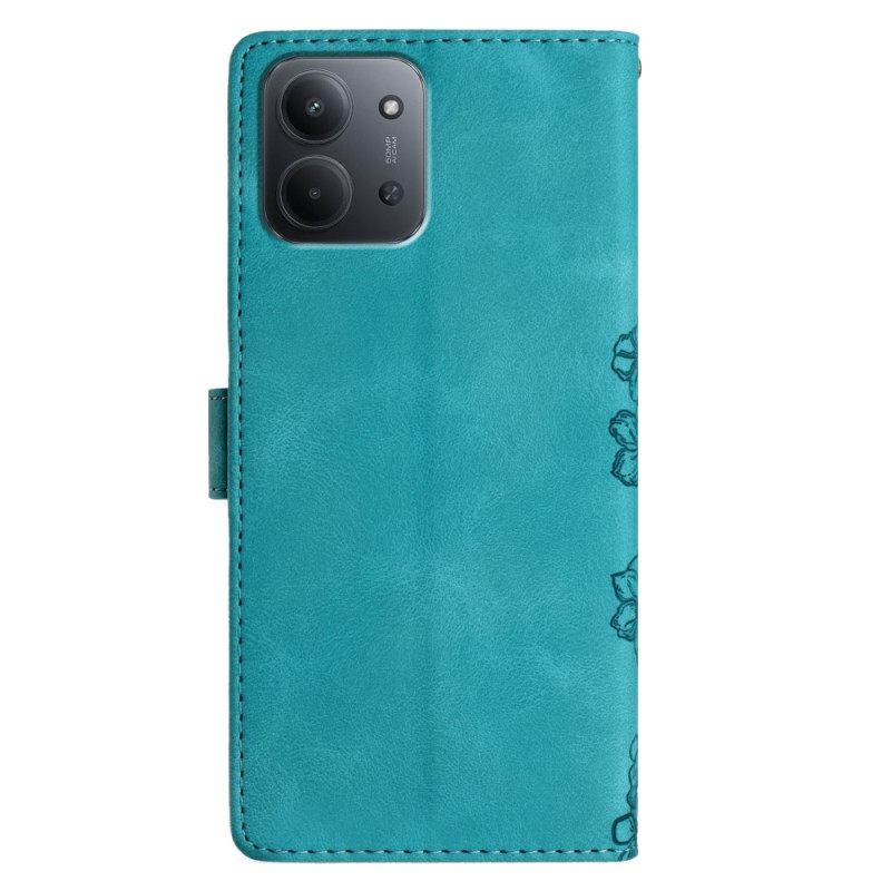 Δερματινη Θηκη Poco C85 Φλοράλ