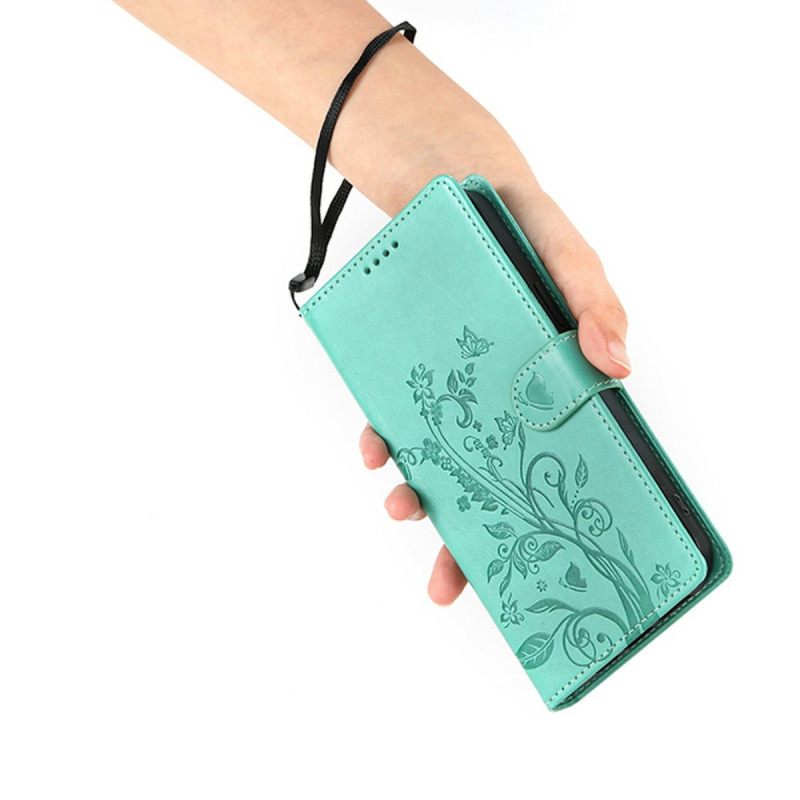 Δερματινη Θηκη Poco C85 Φλοράλ