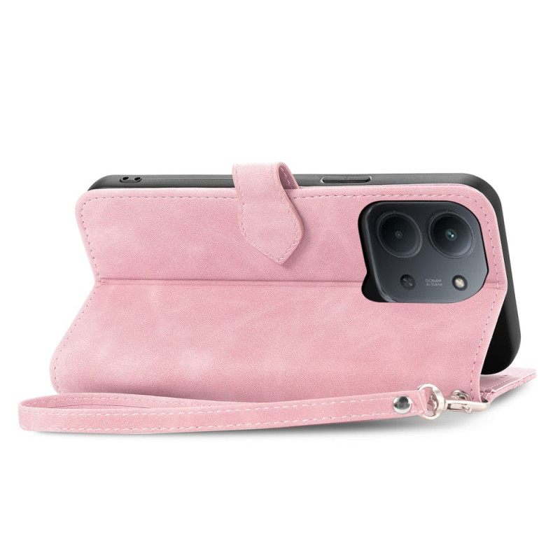 Δερματινη Θηκη Poco C85 Πορτοφόλι Από Δαντέλα